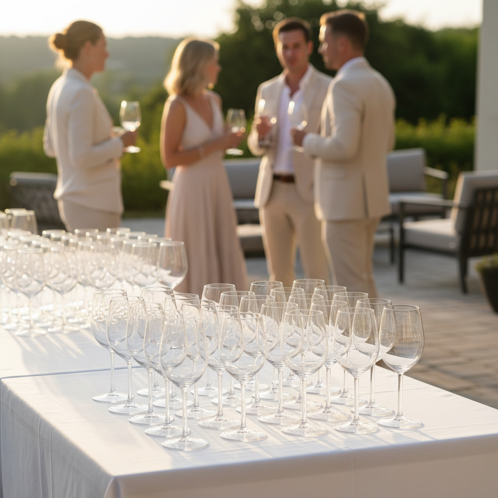 Engangs vinglas til fest og reception – holder de stilen?