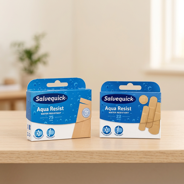 Førstehjælp – plaster på rulle og plasterstrips