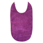 Hagesmækker med plast & 2 Trykknapper LILLA