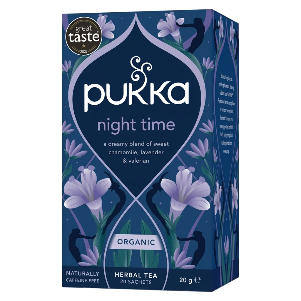 Urtete Pukka Night Time økologisk, 20 breve, 20 g