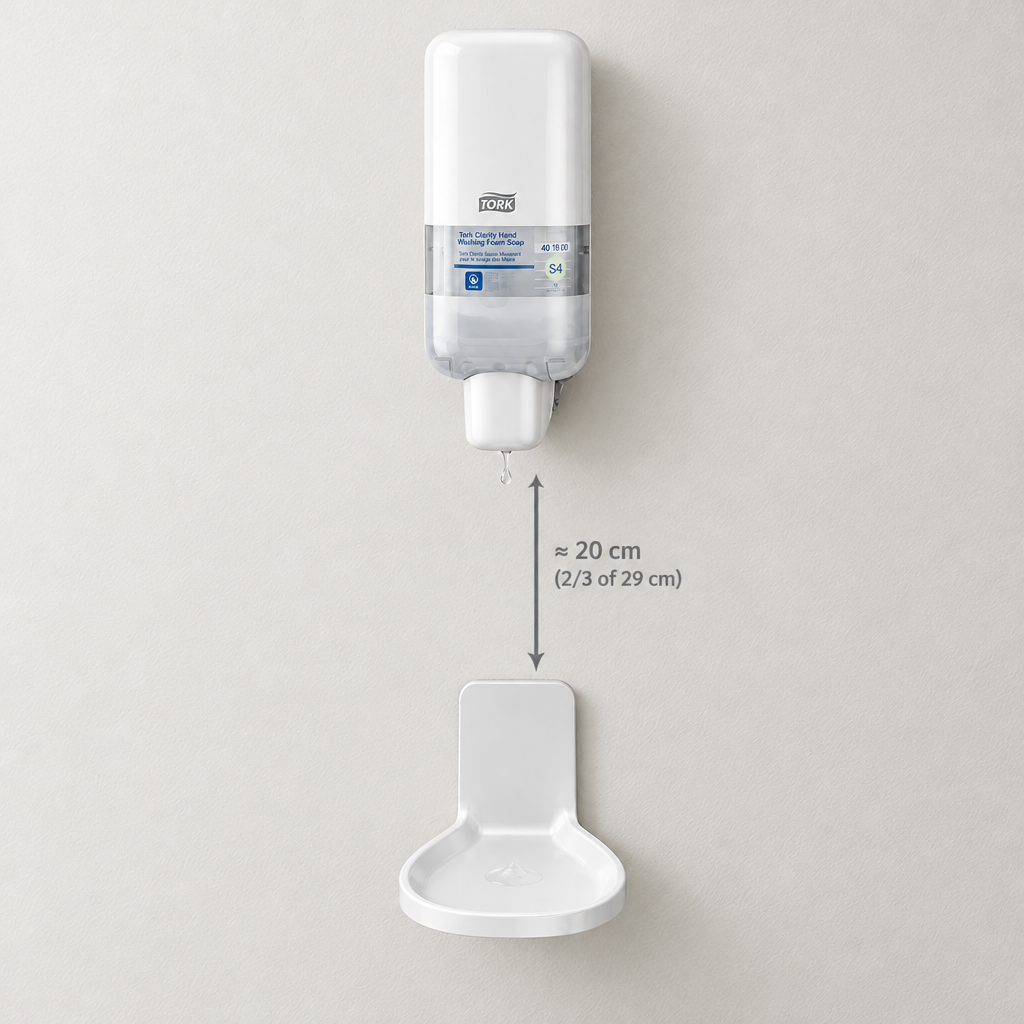 Drypbakke Tork 511062, hvid, til S1/S2/S4/S11, 1 stk.