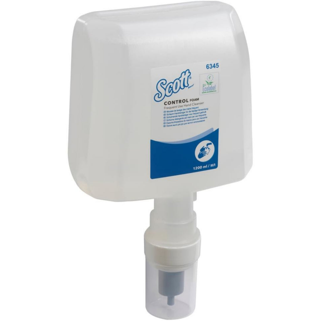 Skumsæbe uden parfume – Scott Luksus 4×1200 ml fra Kimberly‑Clark