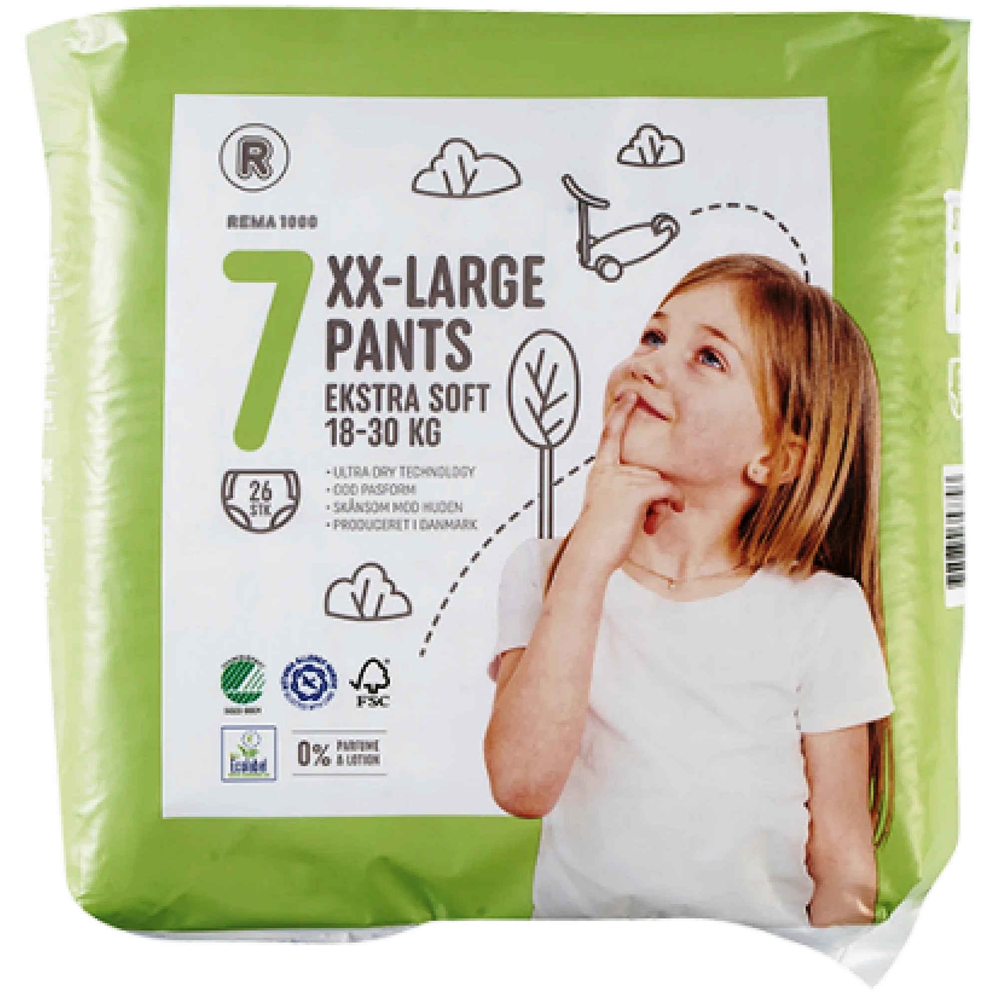 Bleer Rema 7, 18-30 kg XXL Pants 5x26 stk