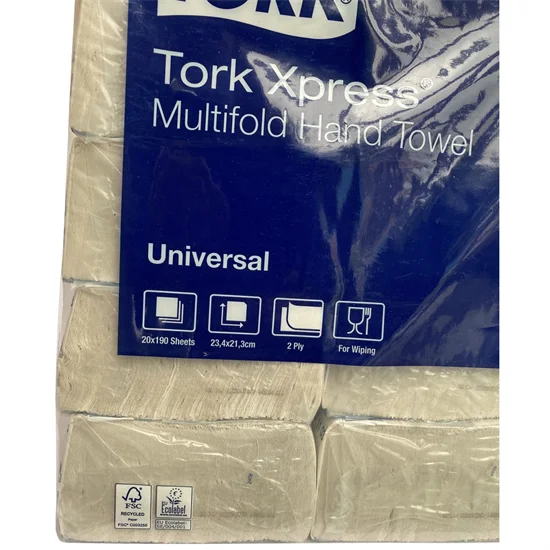 Håndklædeark Tork H2 Natur Genbrug 20x190 ark