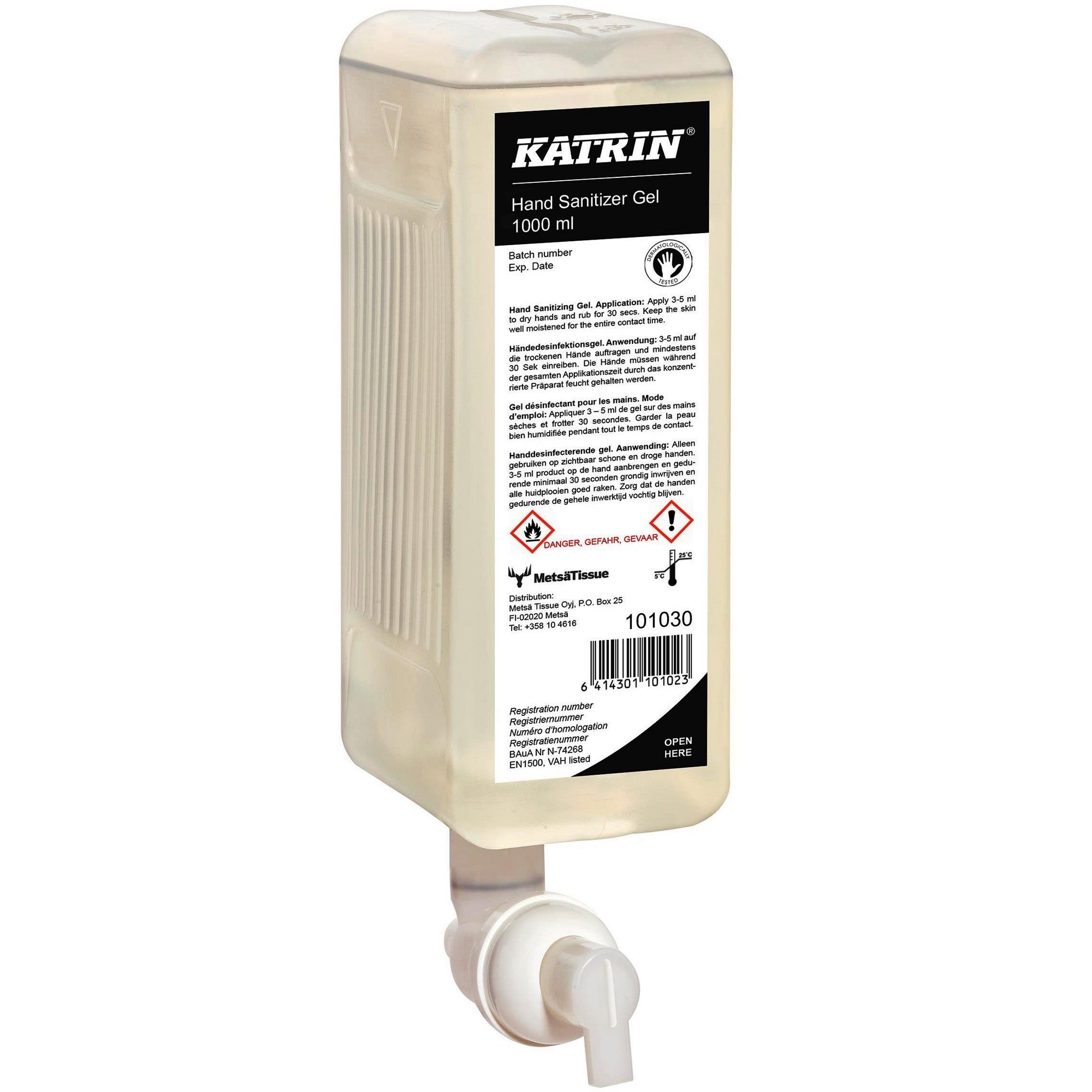 Desinfektion Katrin Gel 101030 t/manuel Disp. 6x1000 ml
