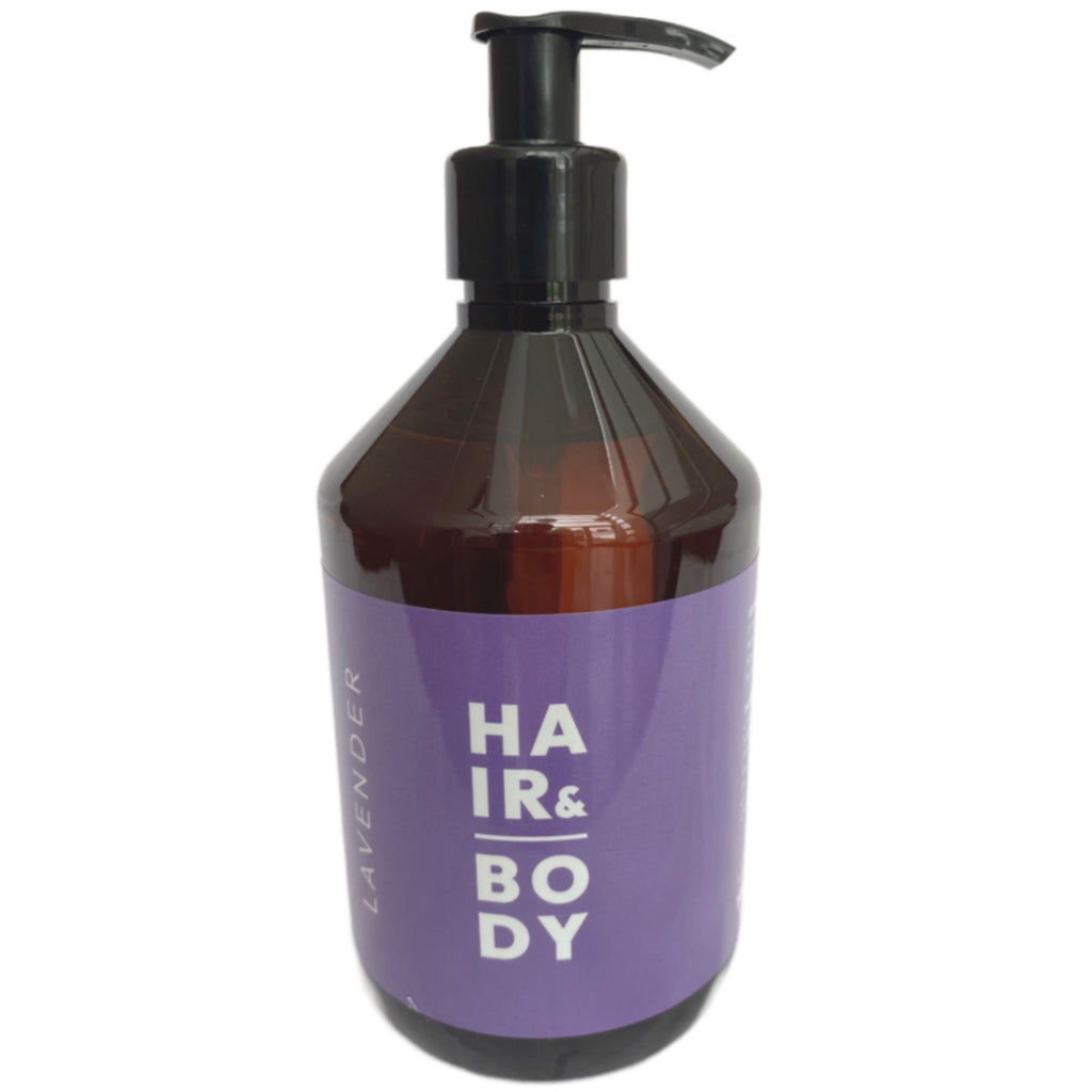 Hair & Body Wash Lavender 500 ml Mild Sæbe til Hår og Krop