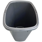 Affaldsspand 90L Genbrugsplast Sort 1 stk