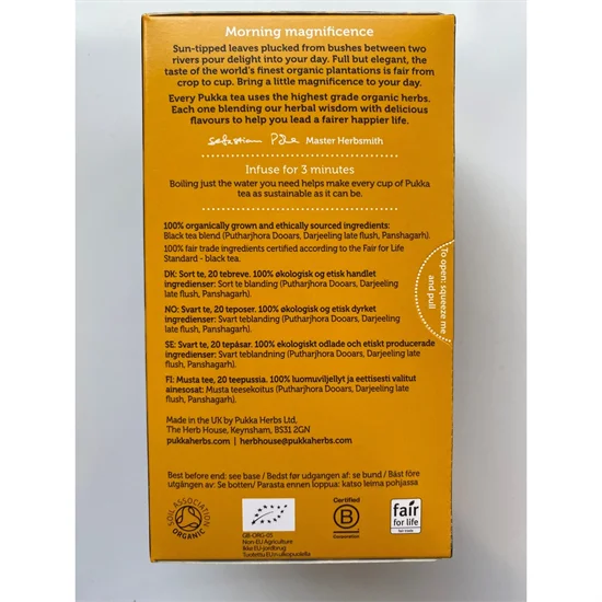 Pukka The Elegant English Breakfast 20 breve