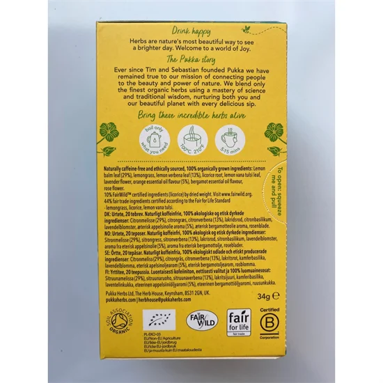 Pukka The Joy Øko 1x20 breve