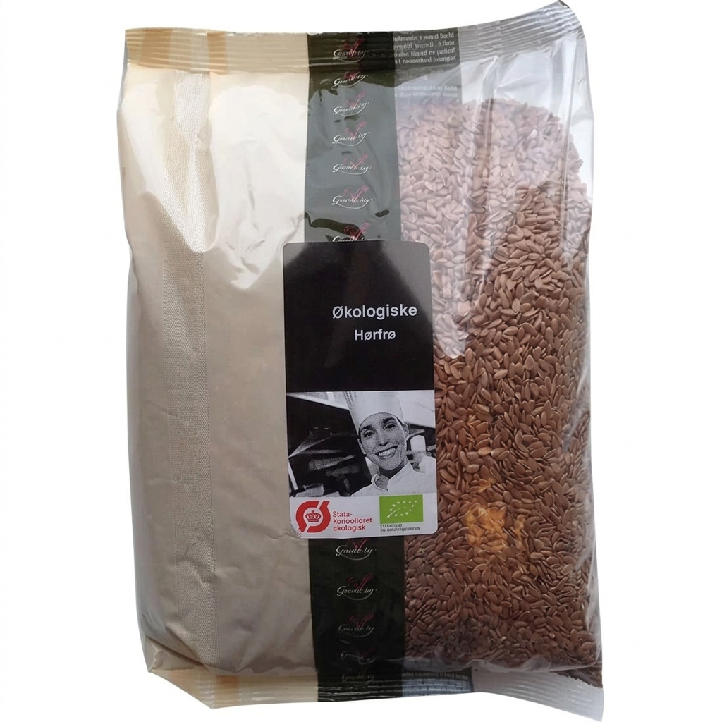 Hørfrø, økologiske, 1 kg