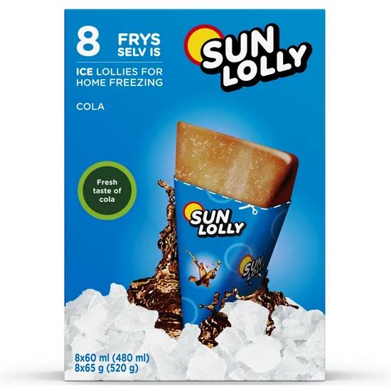 Is Sun Lolly Cola 1x8 stk