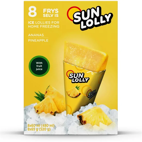 Is Sun Lolly Ananas 1x8 stk