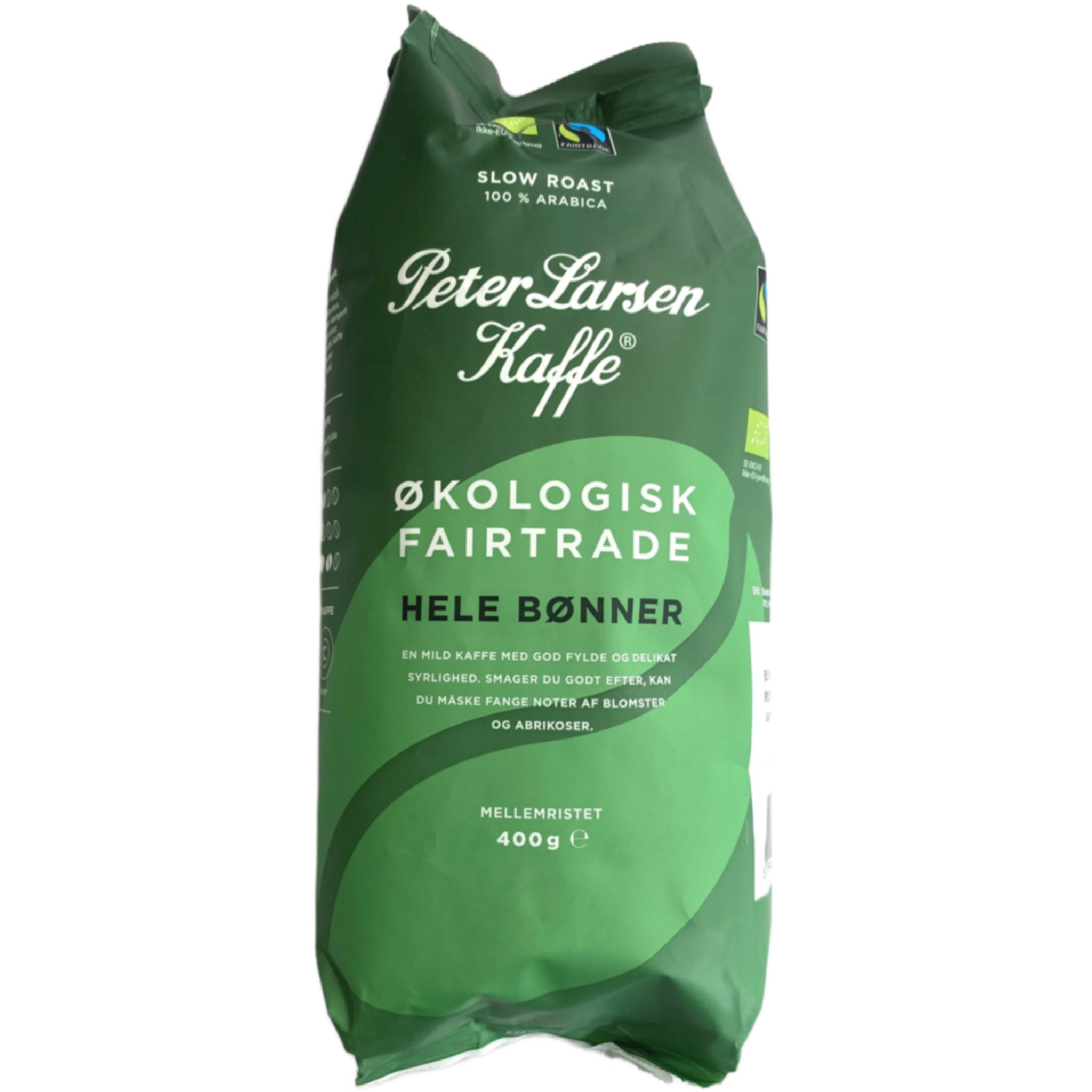 Peter Larsen Kaffe Hel Bønne Økologisk Fairtrade 400g
