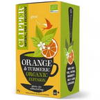 Te Clipper Appelsin Gurkemeje Øko 1x20 breve