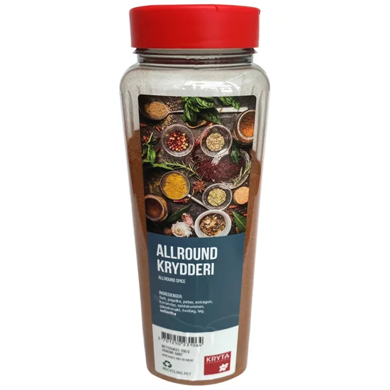Allround krydderi 700 gram i strødåse