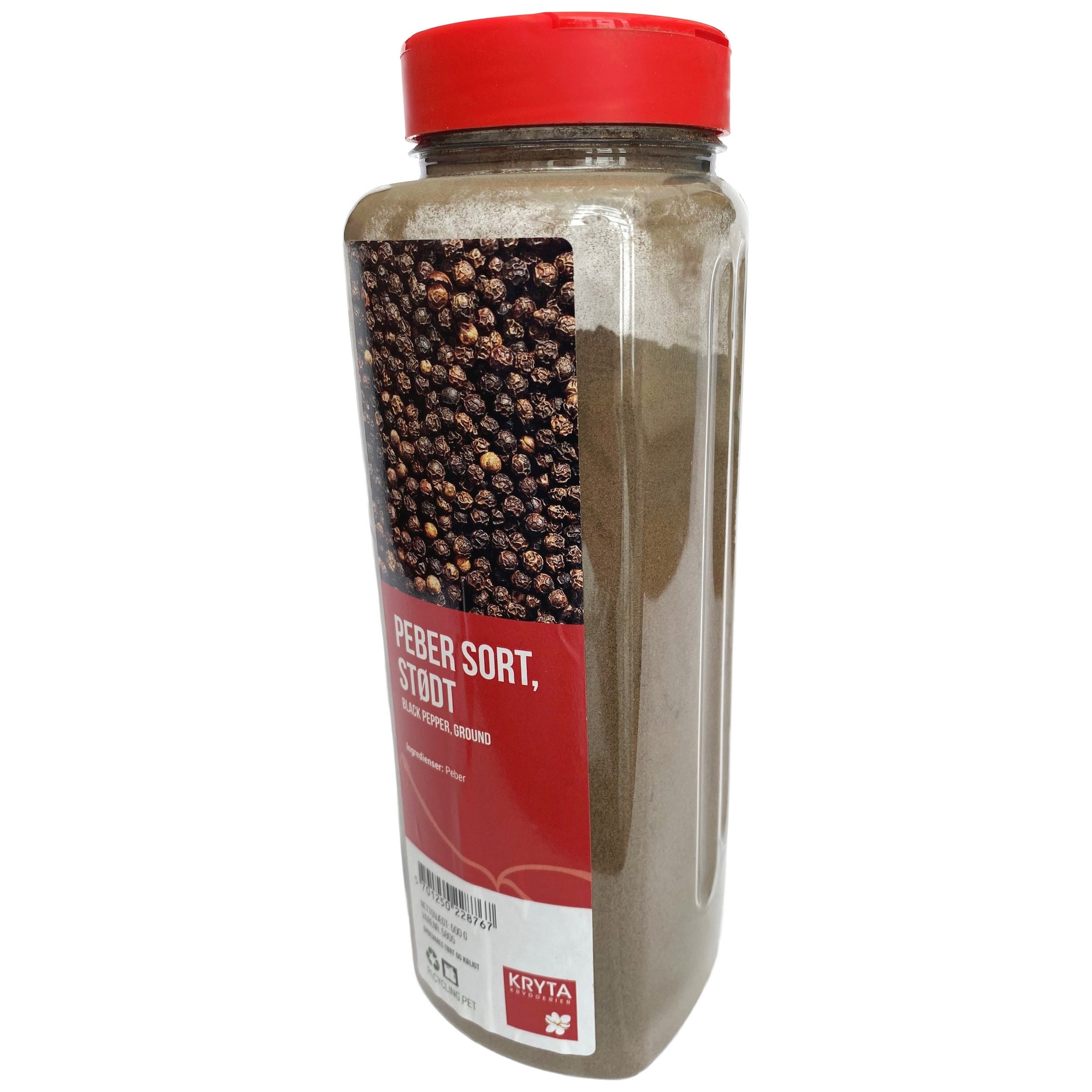 Peber sort stødt 500 gram 1 stk