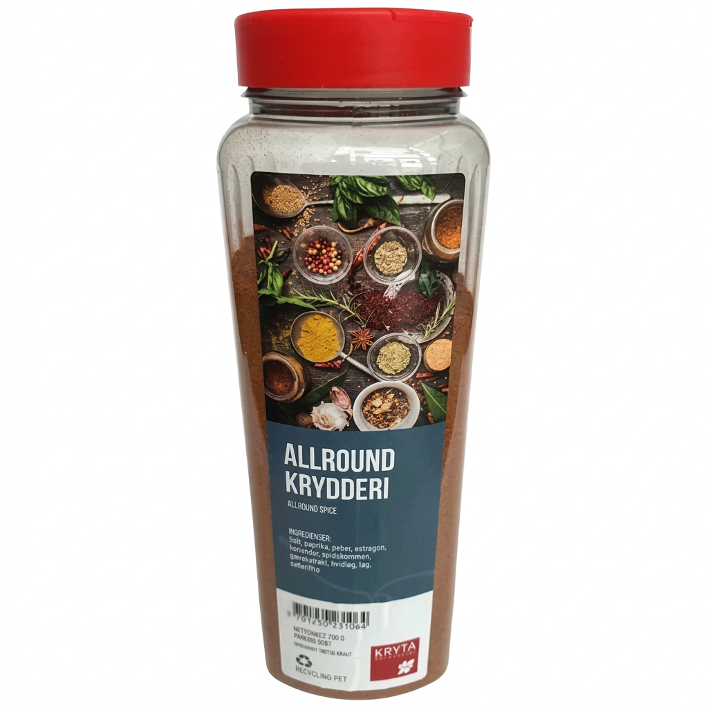 Allround krydderi Kryta, 700 g i strødåse