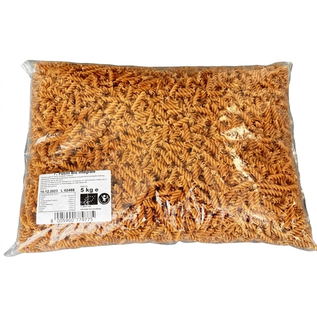 Pastaskruer Campioni, økologisk fuldkorn, 5 kg