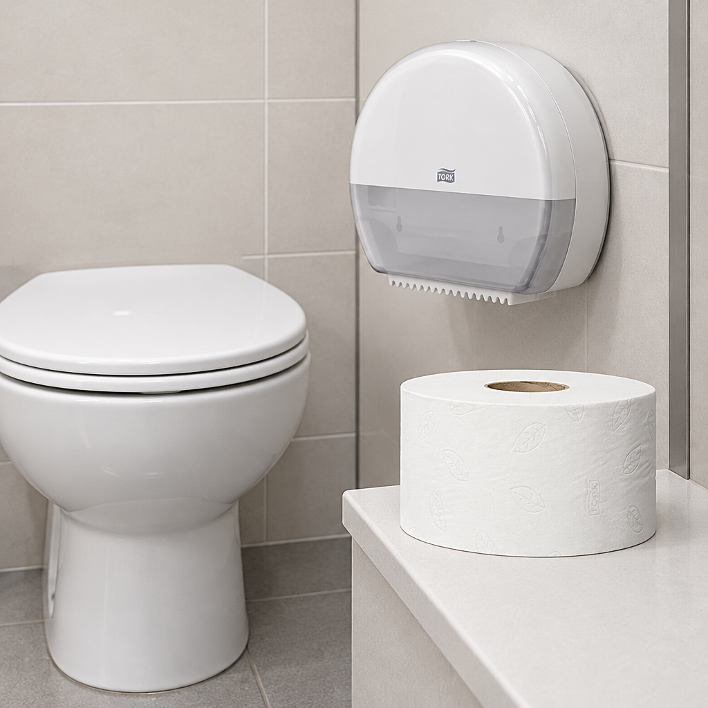 Toiletpapir Tork T2 Mini Jumbo, 2-lags, 12 × 170 m