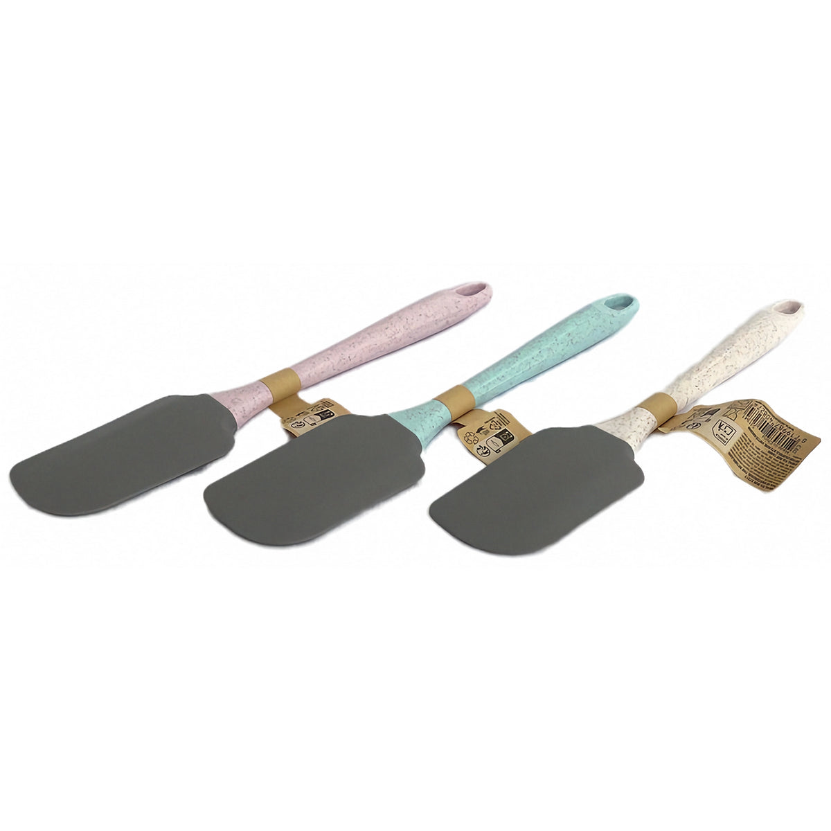 Dejskraber i Silikone 25 cm Assorterede Farver 3 Varianter
