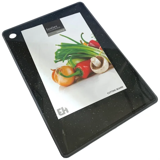 Skærebræt Granitlook Grå Skridsikker Kant 33x23x0,7 cm