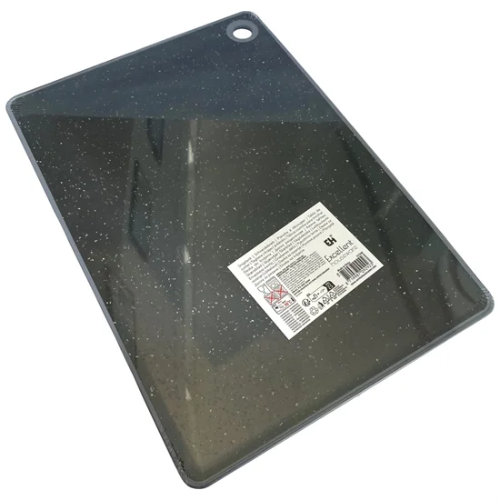 Skærebræt Granitlook Grå Skridsikker Kant 33x23x0,7 cm