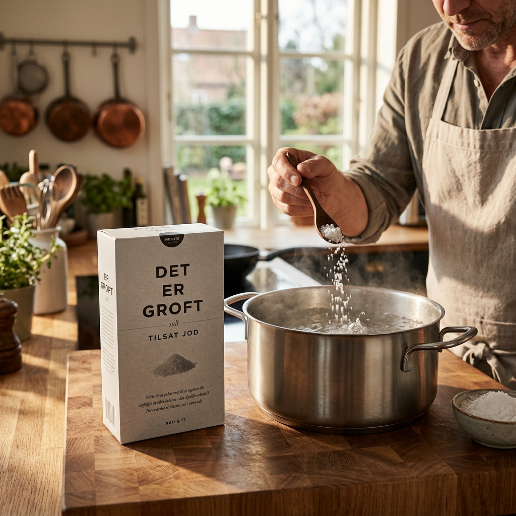 Groft salt Brøste med jod, 800 g