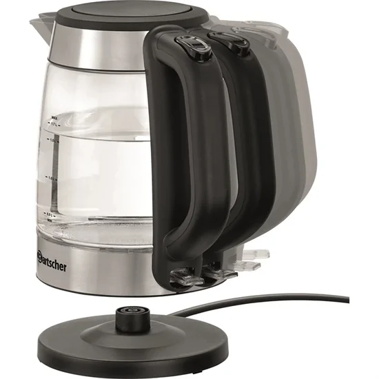 Elkedel Bartscher 1,7L Ledningsfri Glas/Rustfri