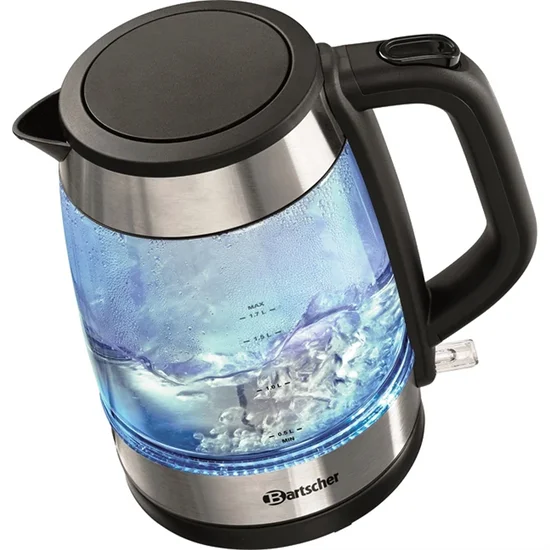 Elkedel Bartscher 1,7L Ledningsfri Glas/Rustfri