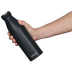 Termoflaske Sistema 0,5L Rustfri Stål Kold & Varm Sort