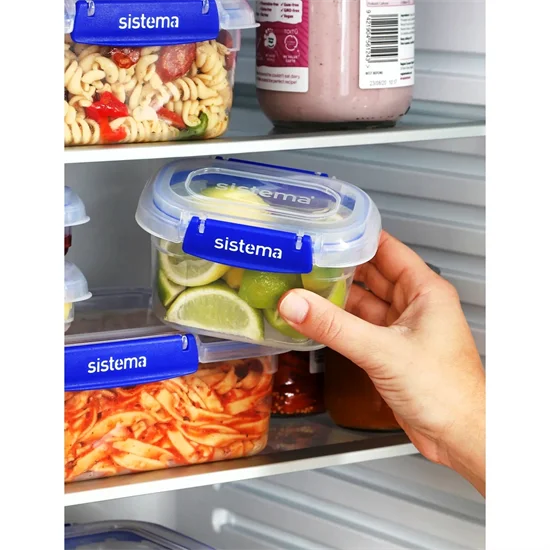 Opbevaringsboks 400ml Sistema Klip It Rektangular 1 stk