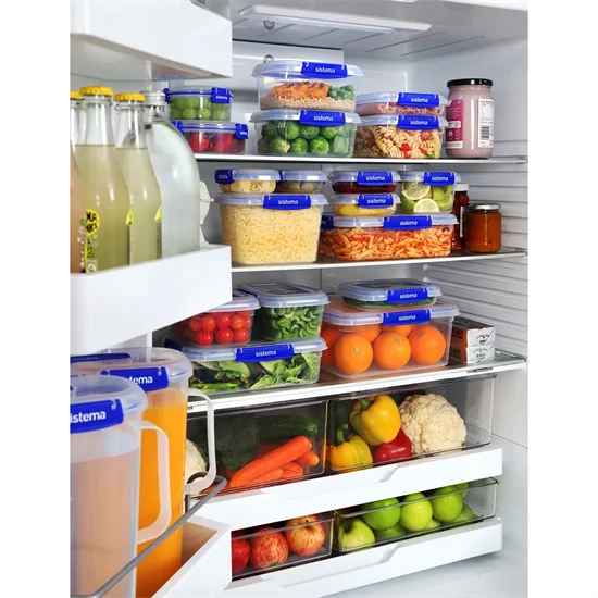 Opbevaringsboks 400ml Sistema Klip It Rektangular 1 stk