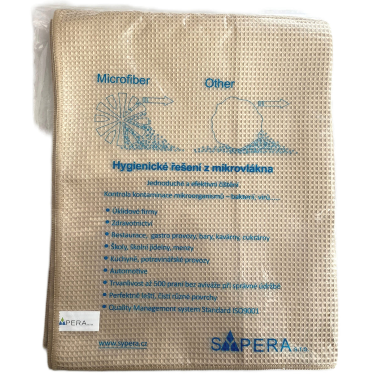 Emballagefoto af beige Micro Multi mikrofiberviskestykke

