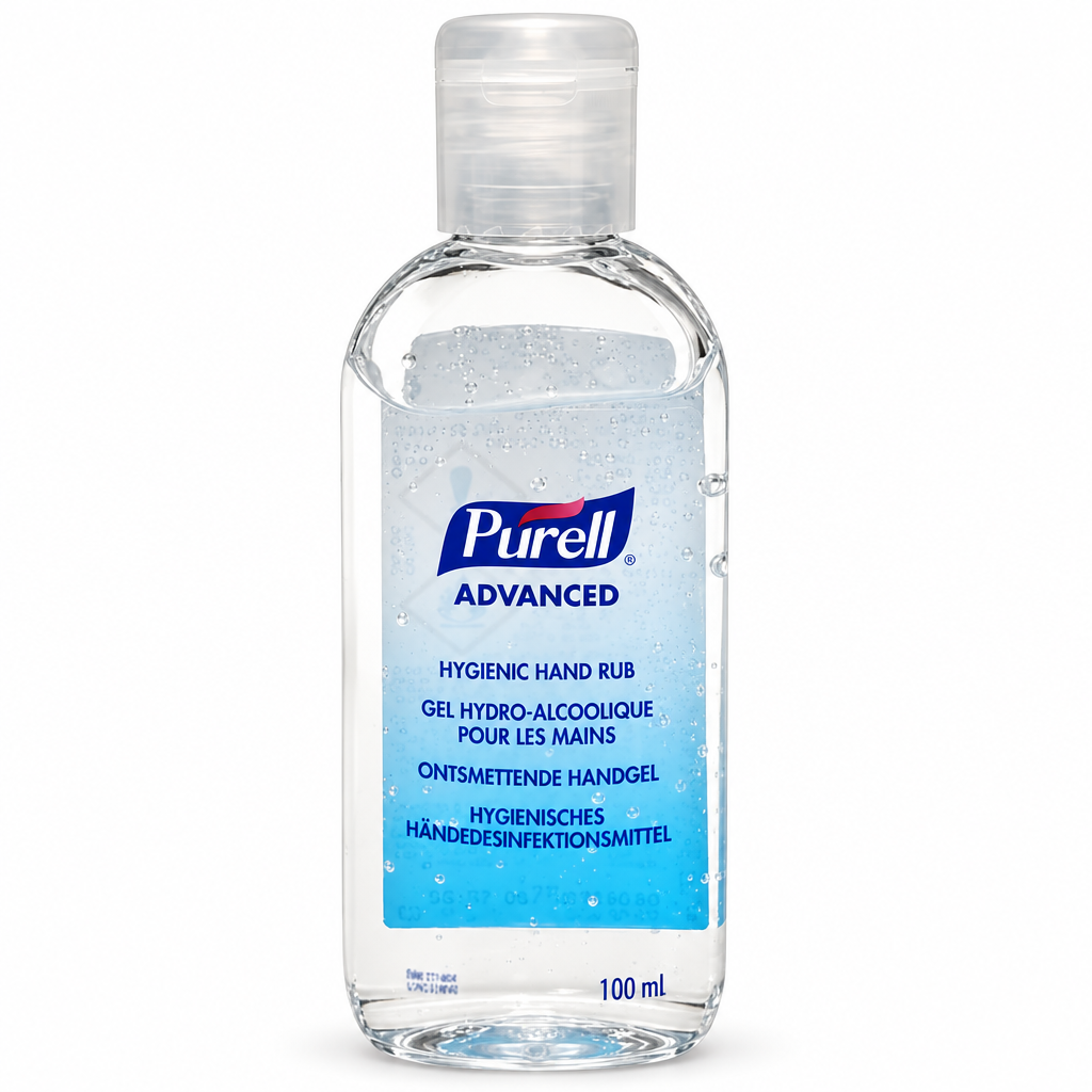 Hånddesinfektion Purell Advanced gel, 100 ml, datovare