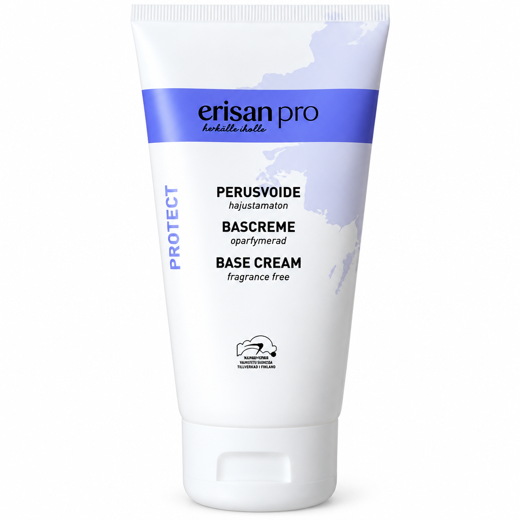 Basecreme Erisan uden parfume, 150 ml – datovare 12/2022