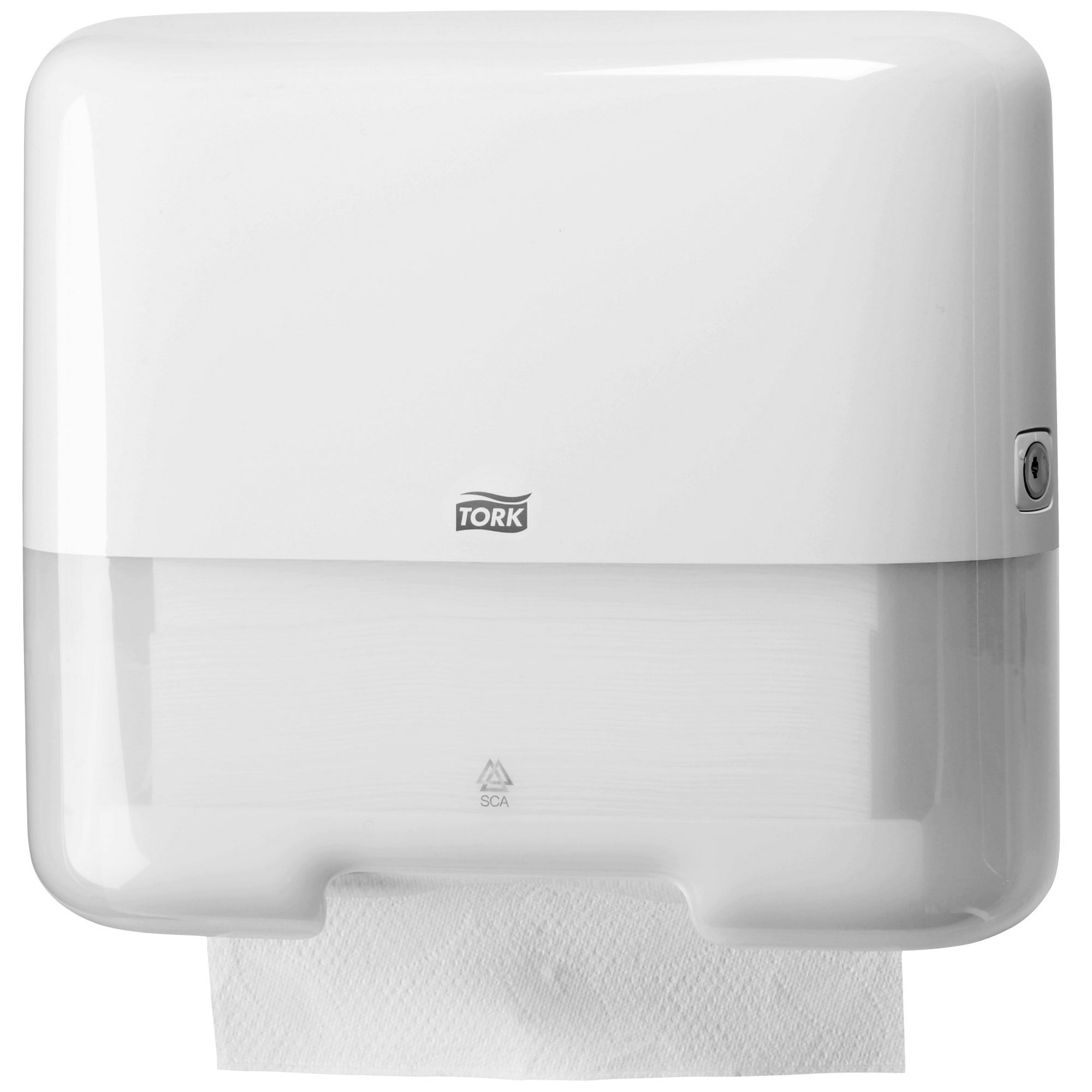 Dispenser Håndklædeark Tork H3 Mini Hvid
