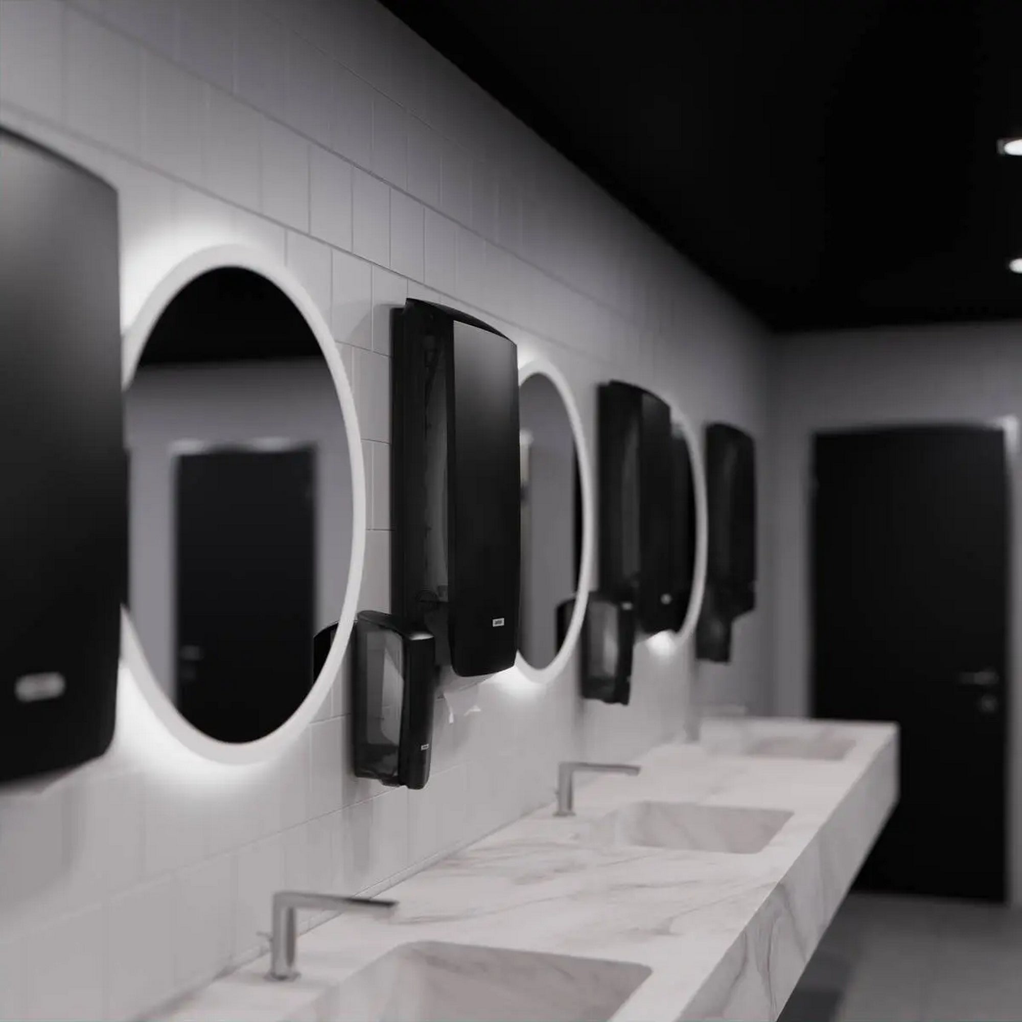 Dispenser Håndklædeark Katrin XL Sort 89741 miljø