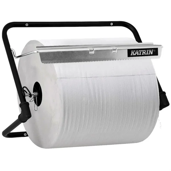 Vægstativ Aftørringsruller Black Line Katrin