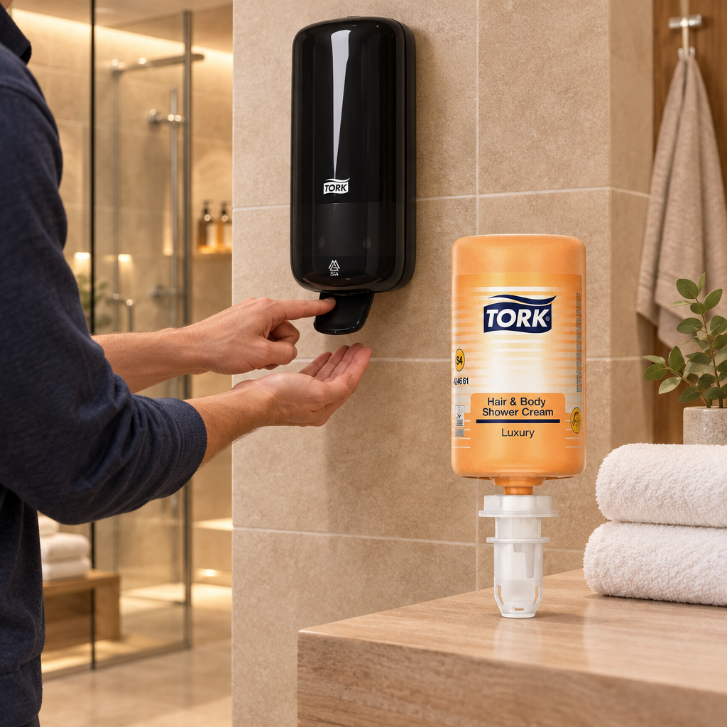Badesæbe Tork S4 Hair & Body 424661, 6 × 1 L