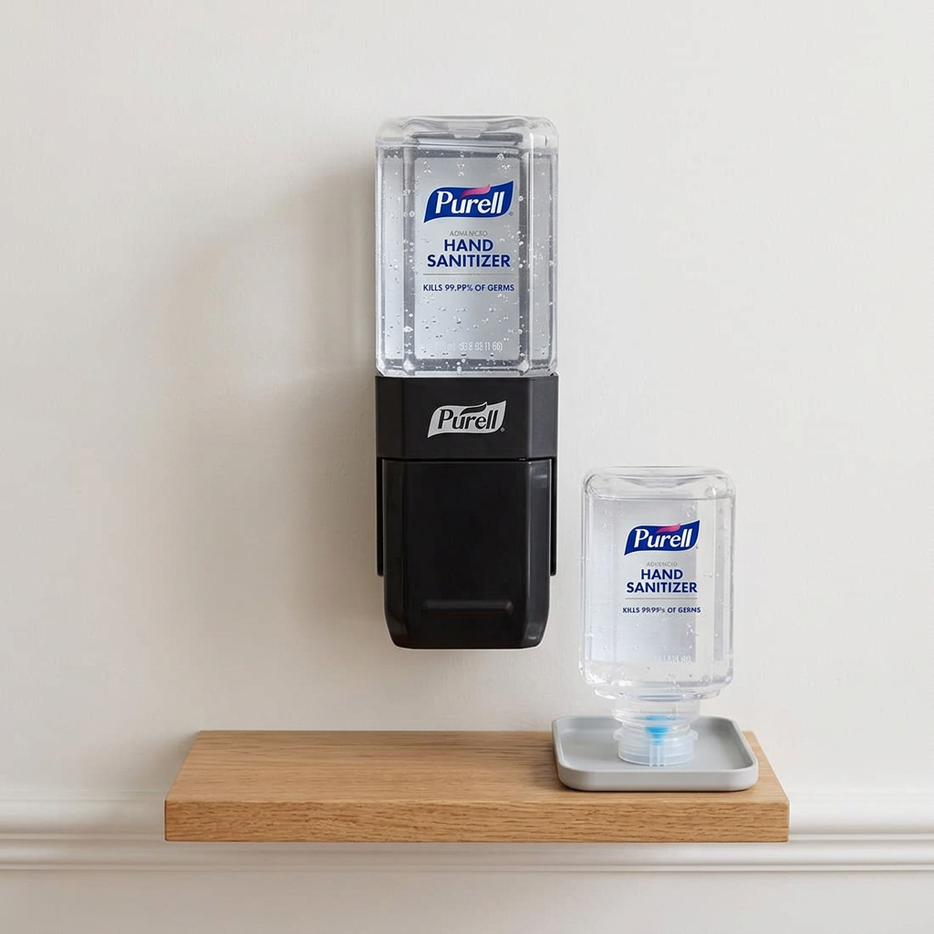 Hånddesinfektionsstartsæt Purell ES1, sort, 450 ml