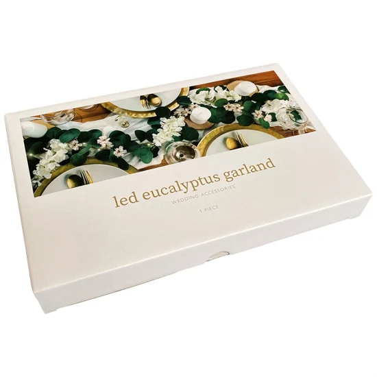 Bordpynt Eucalyptus Guirlande med LED Lys 2m