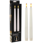 Stagelys 3D LED 24,5cm Hvide 2-pack 