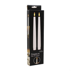 Stagelys 3D LED 24,5cm Hvide 2-pack