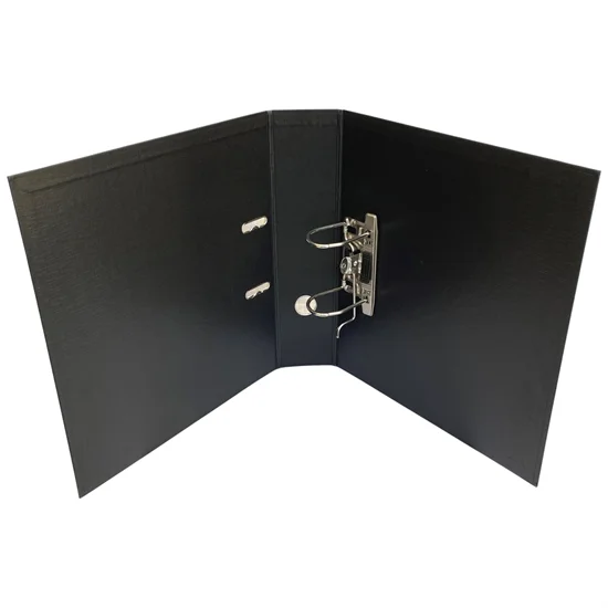 Brevordner Ringbind 75mm ryg 2 huller Sort