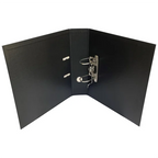 Brevordner Ringbind 75mm ryg 2 huller Sort