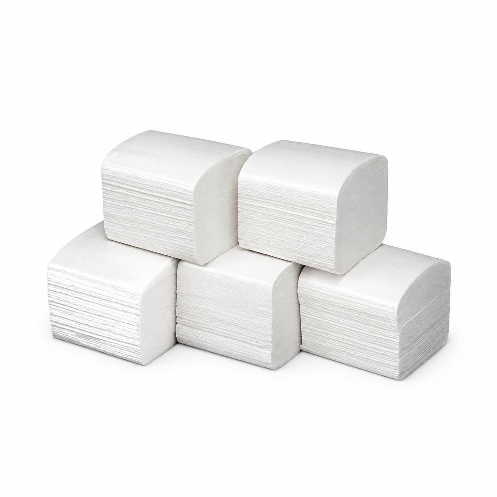 Næsepapir Go Clean, 2-lags interfold, 40 × 224 ark