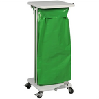 Affaldsstativ 60L med hjul og låg - Kildesortering muligt