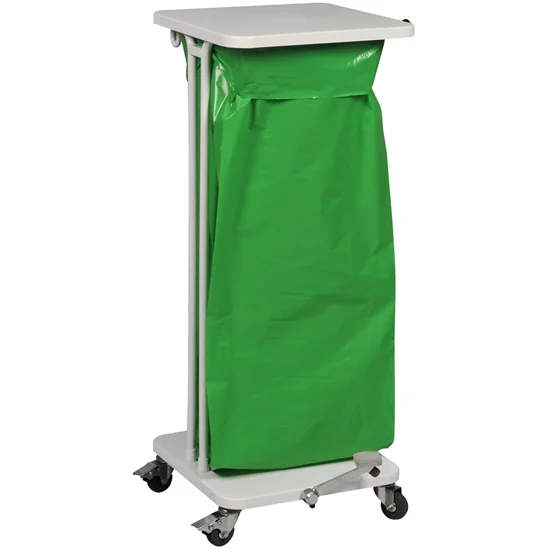 Affaldsstativ 60L med hjul og låg - Kildesortering muligt
