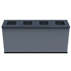 Affaldssortering Eco Station Mini 4 spande