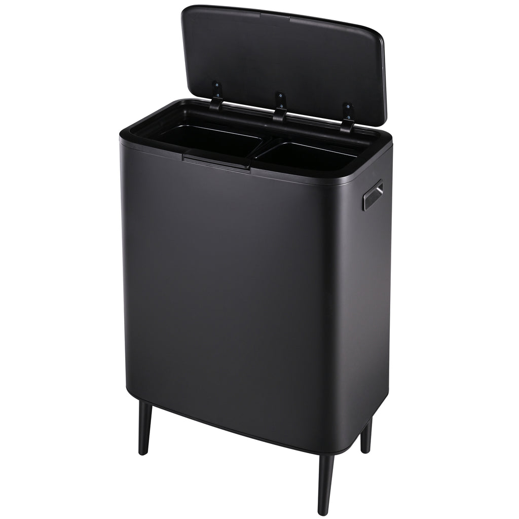 Laguna Affaldssystem 2×30 L Sort – Smart sortering med Push‑låg